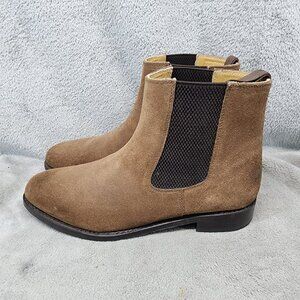 Samuel Windsor Shoes Mens 9.5 Brown Leather Chelsea Boots